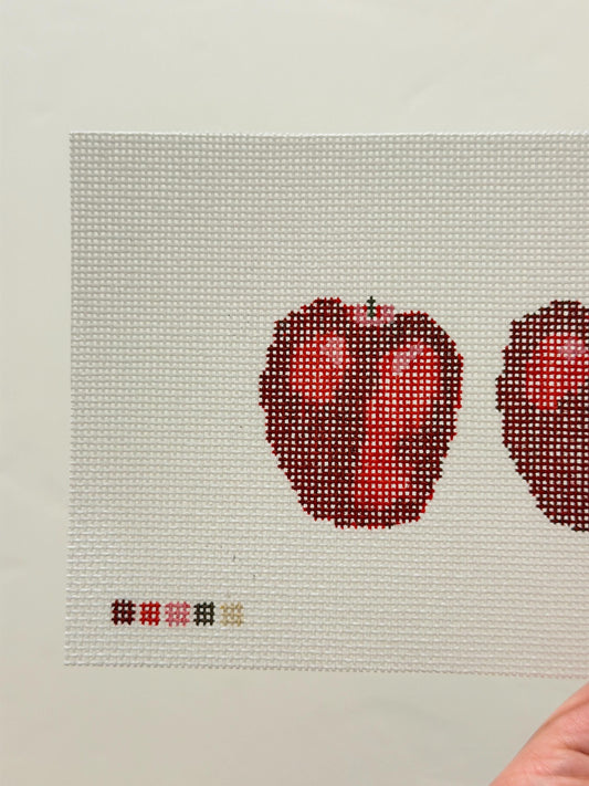 Apples Handpainted Needlepoint Canvas