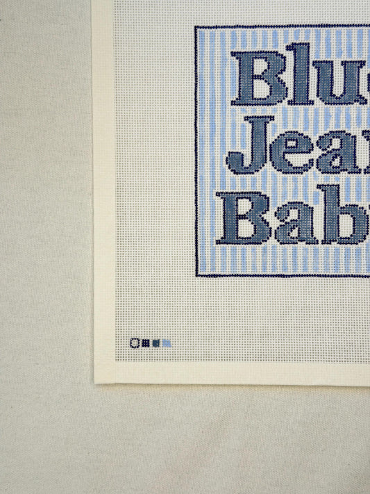 BLUE JEAN BABY Needlepoint Canvas