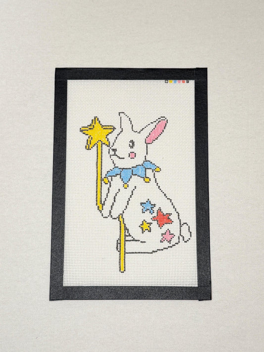 Circus Bunny Needlepoint Canvas