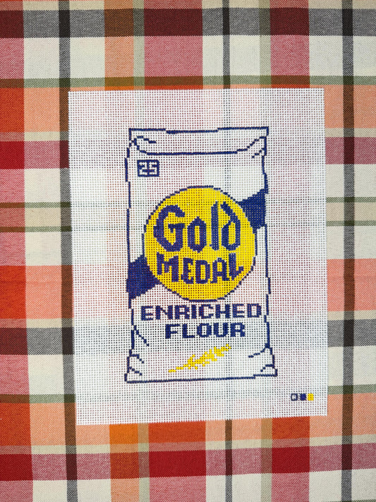Flour Sack Hand Painted Needlepoint Canvas