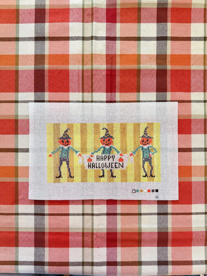 Happy Halloween Needlepoint Canvas