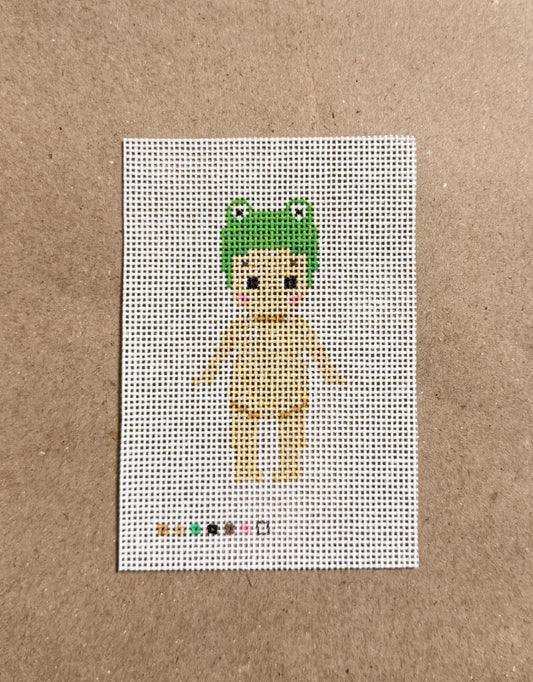 Frog Sonny Angel Needlepoint Canvas