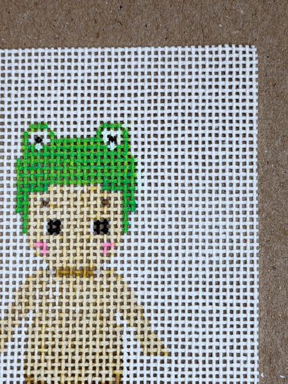 Frog Sonny Angel Needlepoint Canvas