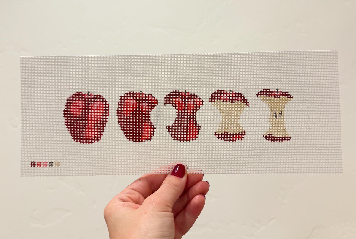 Apples Handpainted Needlepoint Canvas