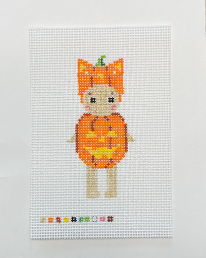 Pumpkin Sonny Angel Needlepoint Canvas