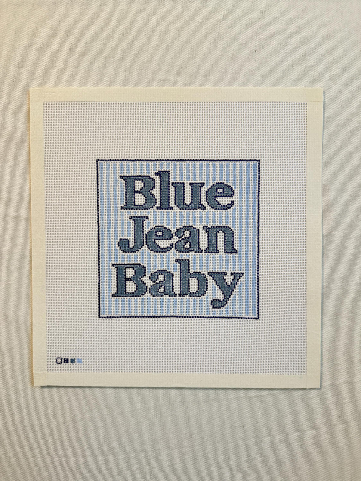 BLUE JEAN BABY Needlepoint Canvas
